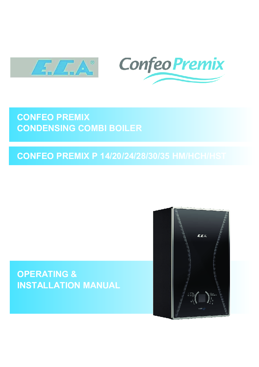 Confeo Premix P User Manual